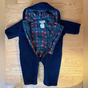 Vintage 90s Fleece bunting suit | Made in Canada | Size 18 months